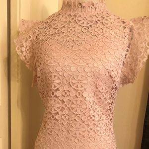 Size 14 Floral Lace Evening Cocktail Dress